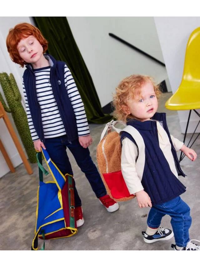 

Детский жилет из трикотажа Petit Bateau, Smoking