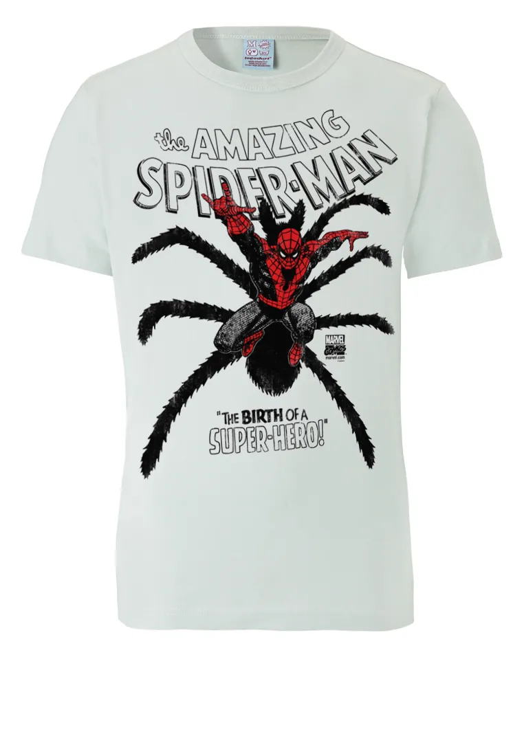

Футболка Logoshirt "MARVEL - SPIDER-MAN", с модным супергеройским принтом, белый