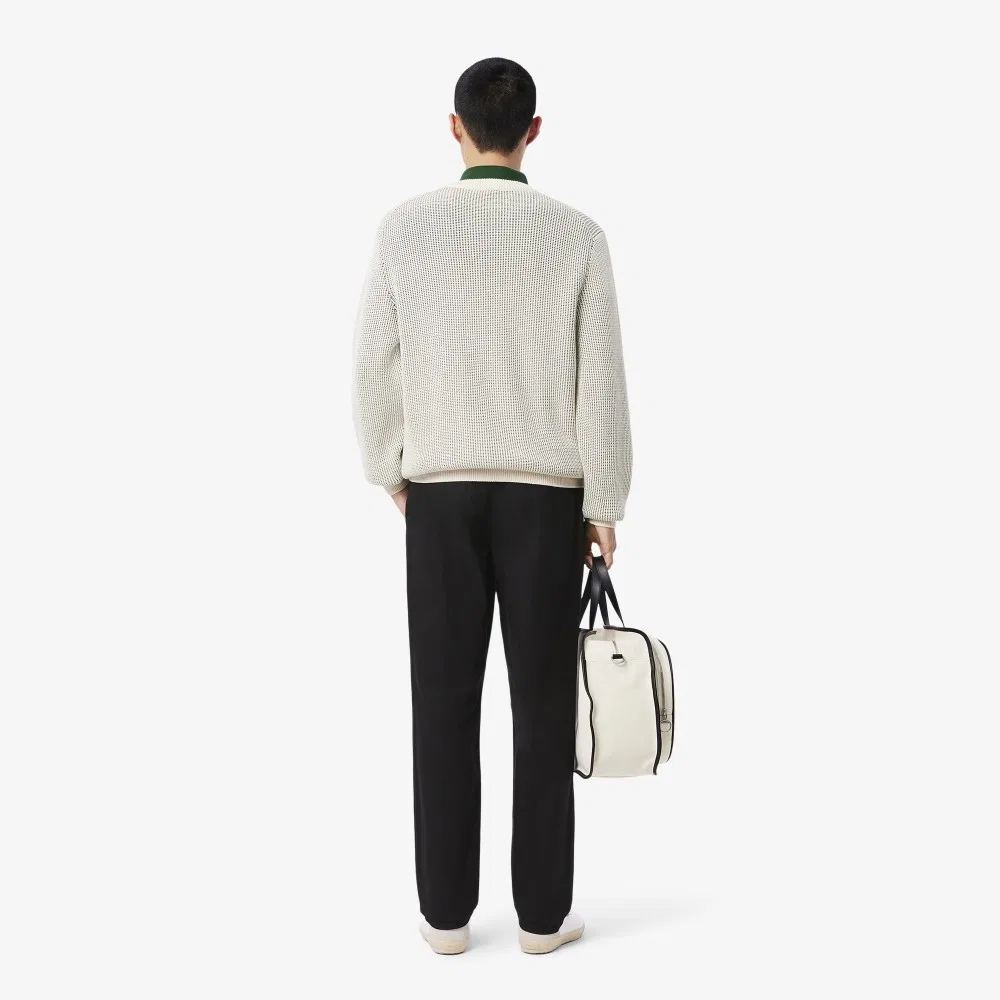 Мужские чиносы регулярного кроя чёрные от Lacoste — фото 3