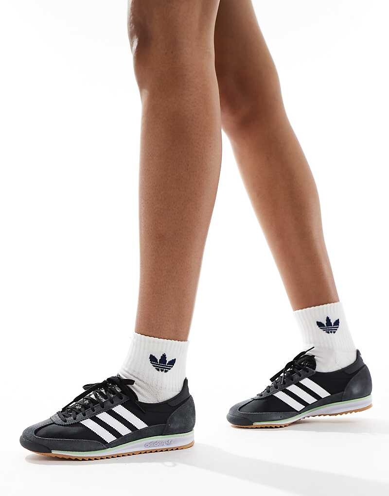 

adidas Originals – SL 72 OG – Черные спортивные туфли