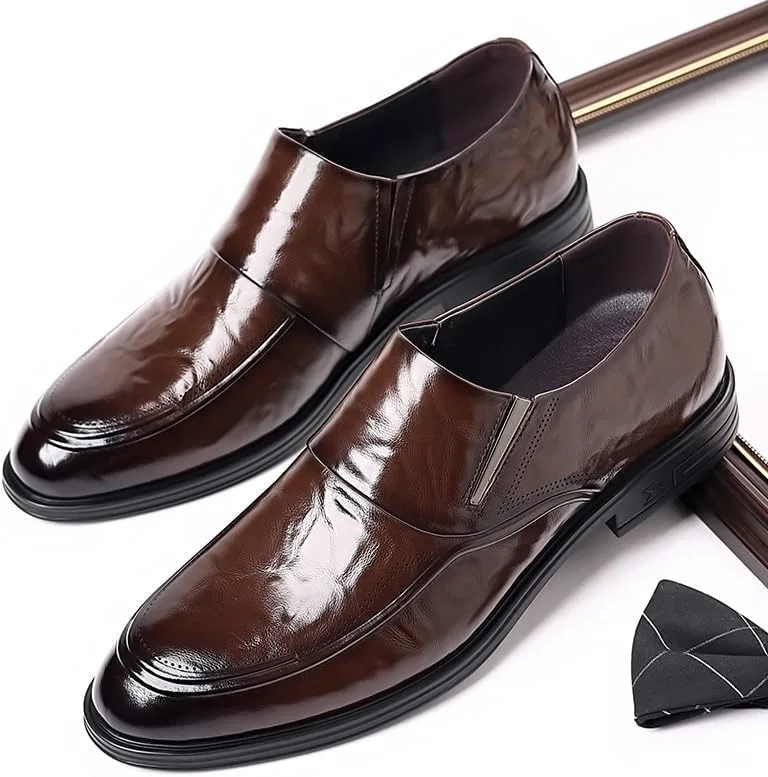 Лоферы кожаные Loafers белые ZYQHMY — фото 3