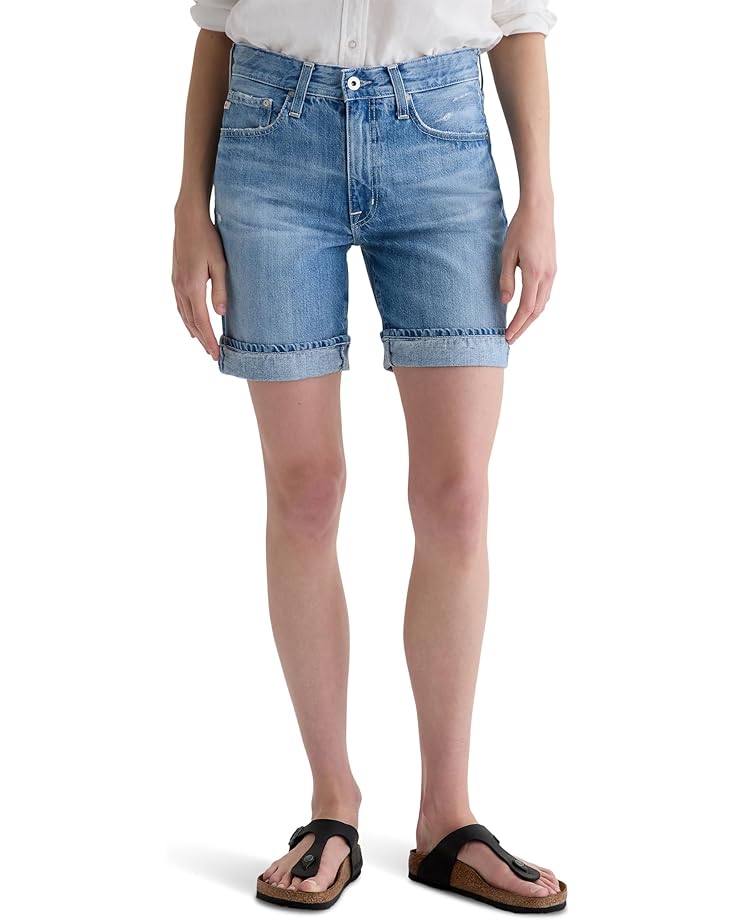 

Шорты AG Jeans Ex-Boyfriend Mid-Rise Slouchy Shorts in 17 Years Divergent, цвет 17 Years Divergent