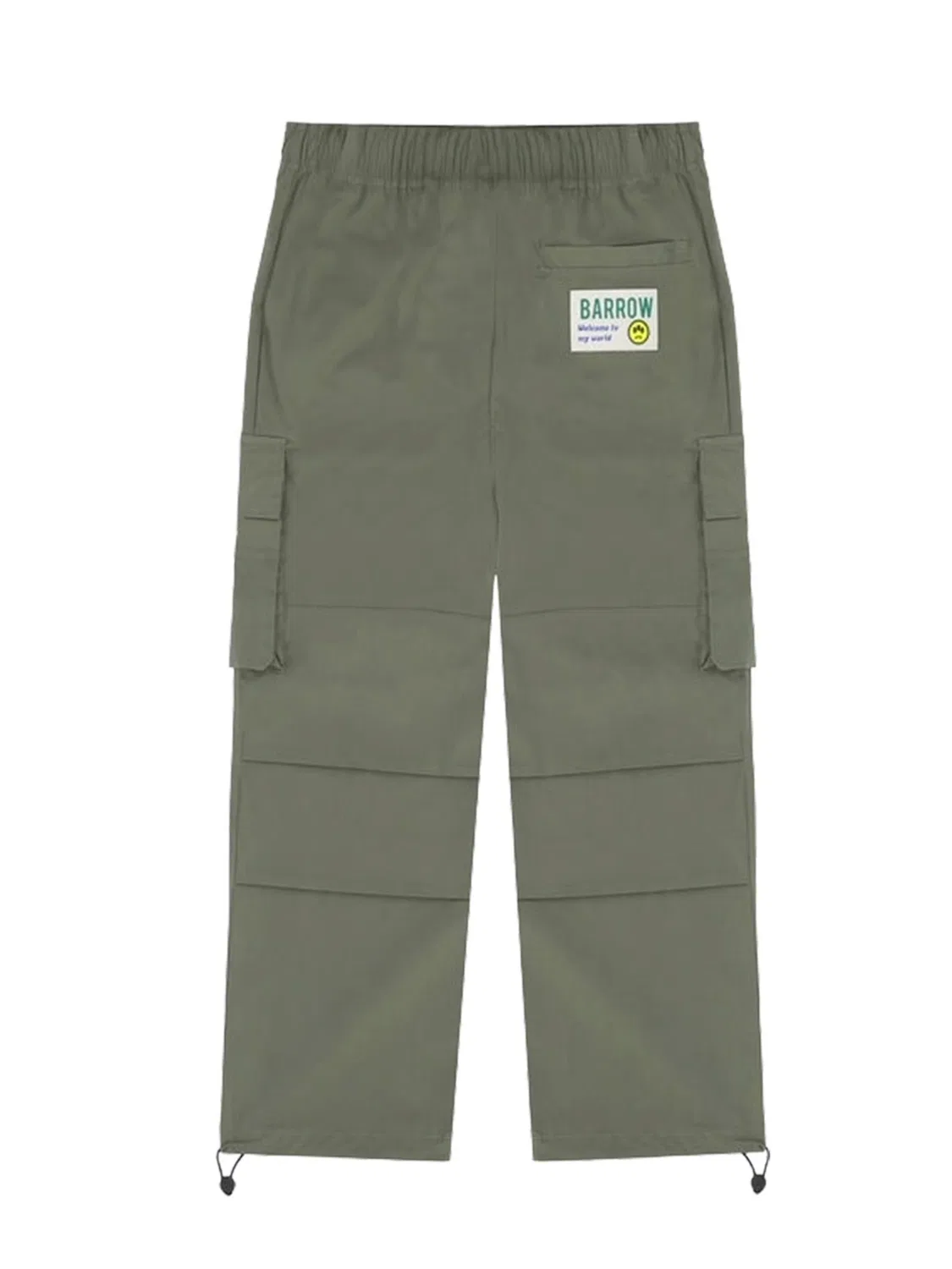 Зеленые брюки Barrow Regular Pantalone Cargo Verde Per Bambino' — фото 2