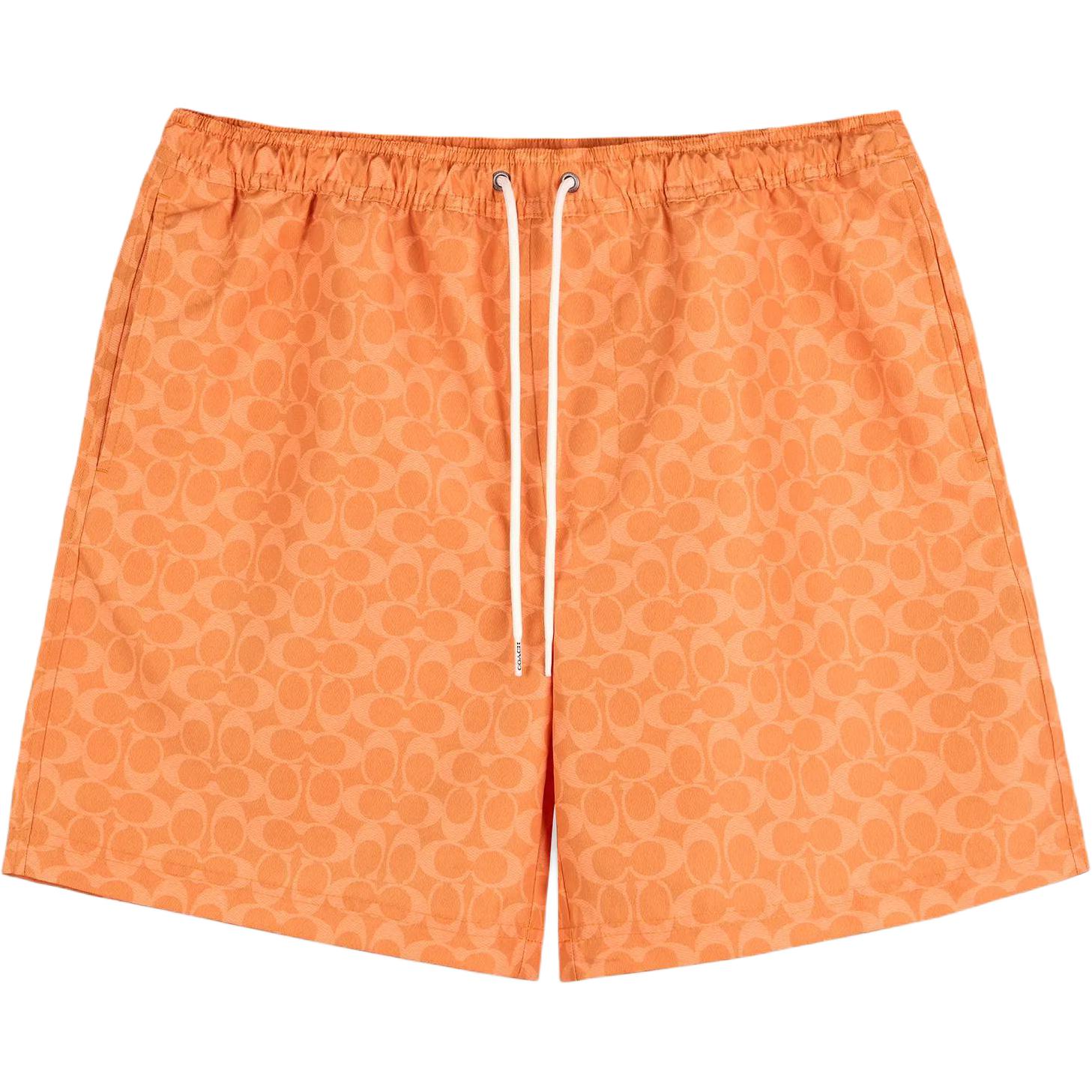 

Шорты пляжные SS25 Men's Orange COACH, оранжевый