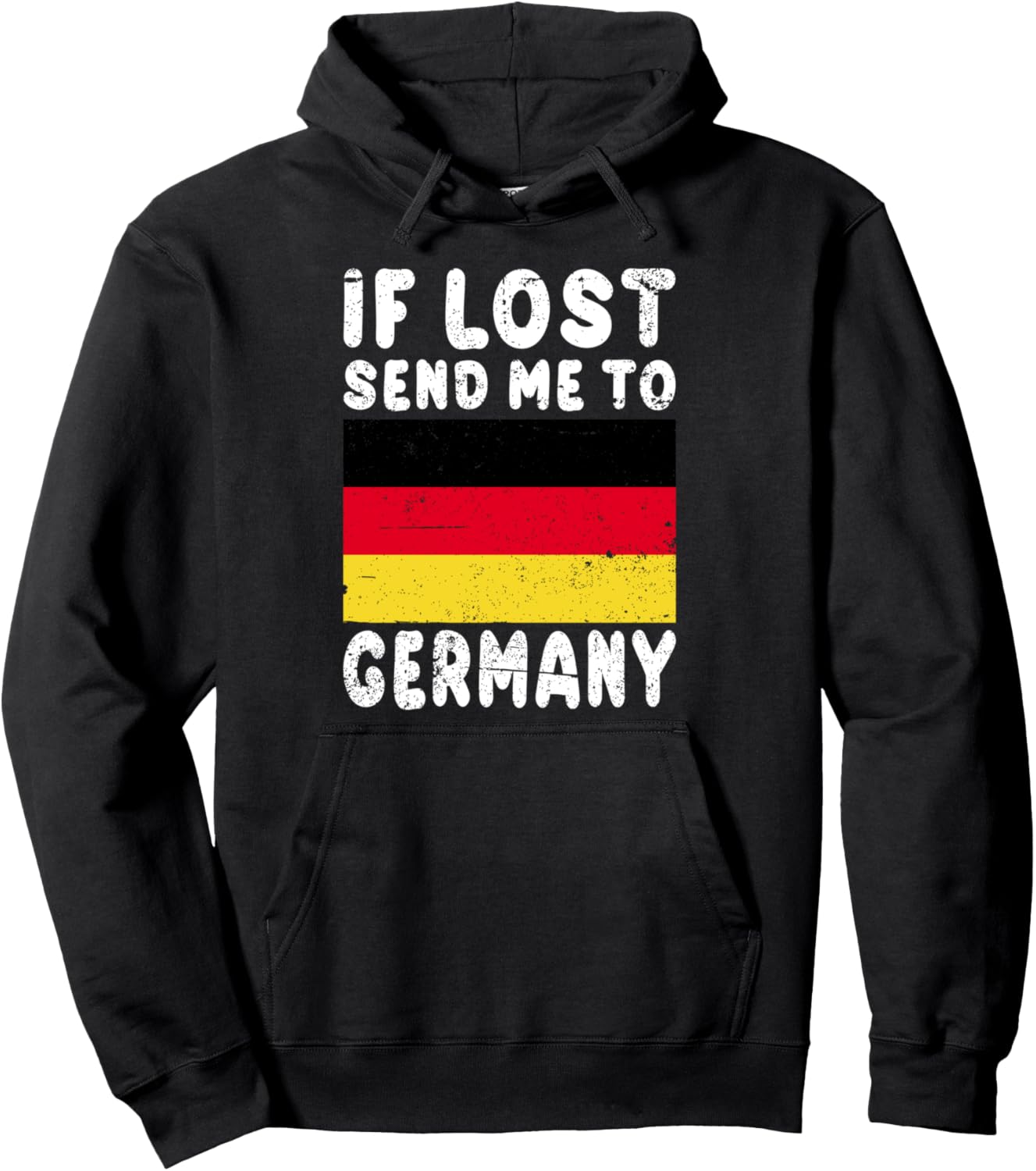 

Сувенир с немецким флагом - Толстовка If Lost Me to Germany Germany Souvenir, черный