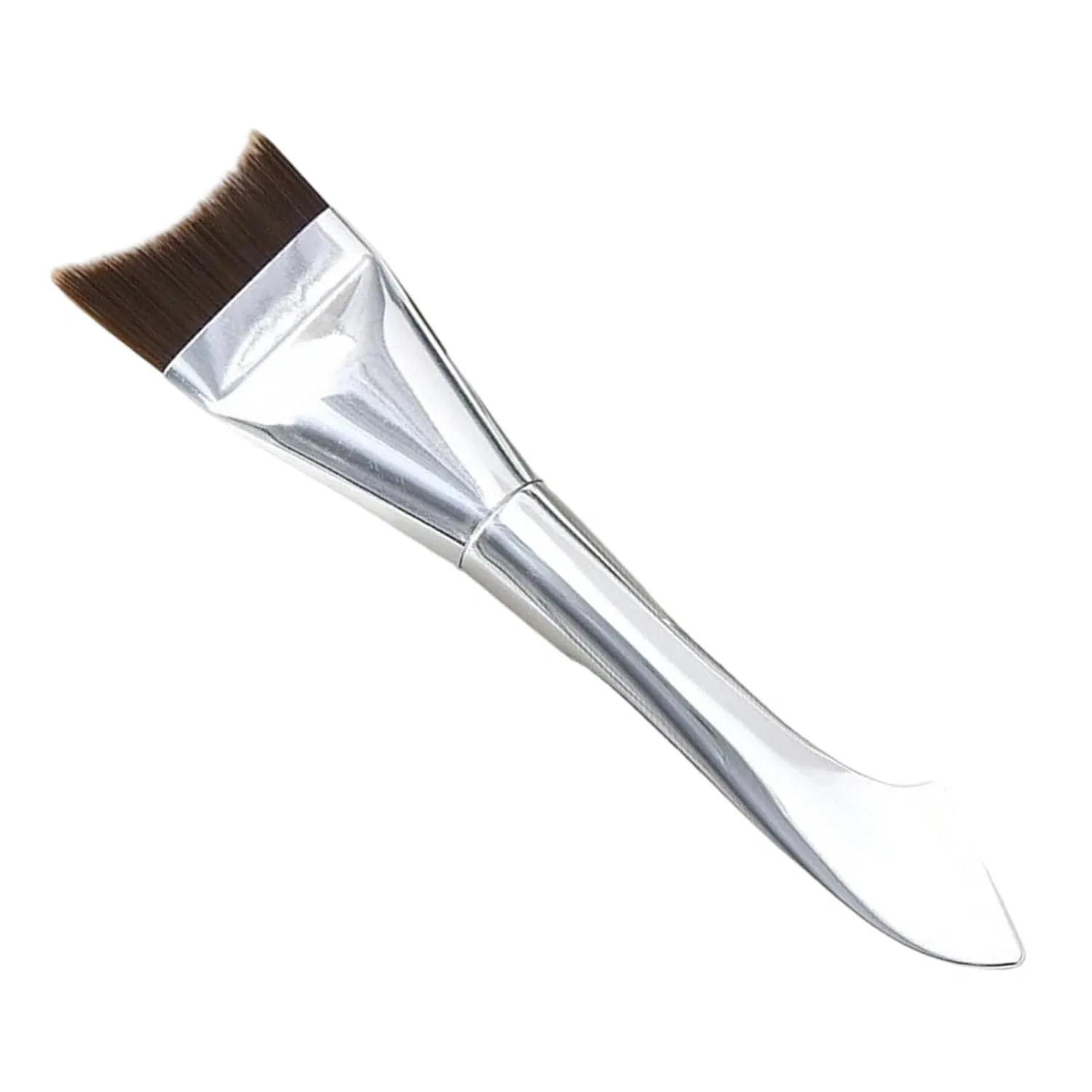 Кисть для тонального крема, плоская, Generisch, G1136 Dual Head Foundation Brush