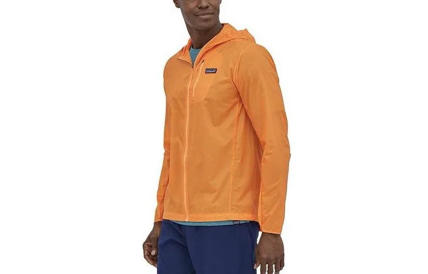 Мужская куртка ветрозащитная Patagonia Houdini, Berry Orange/Cloo