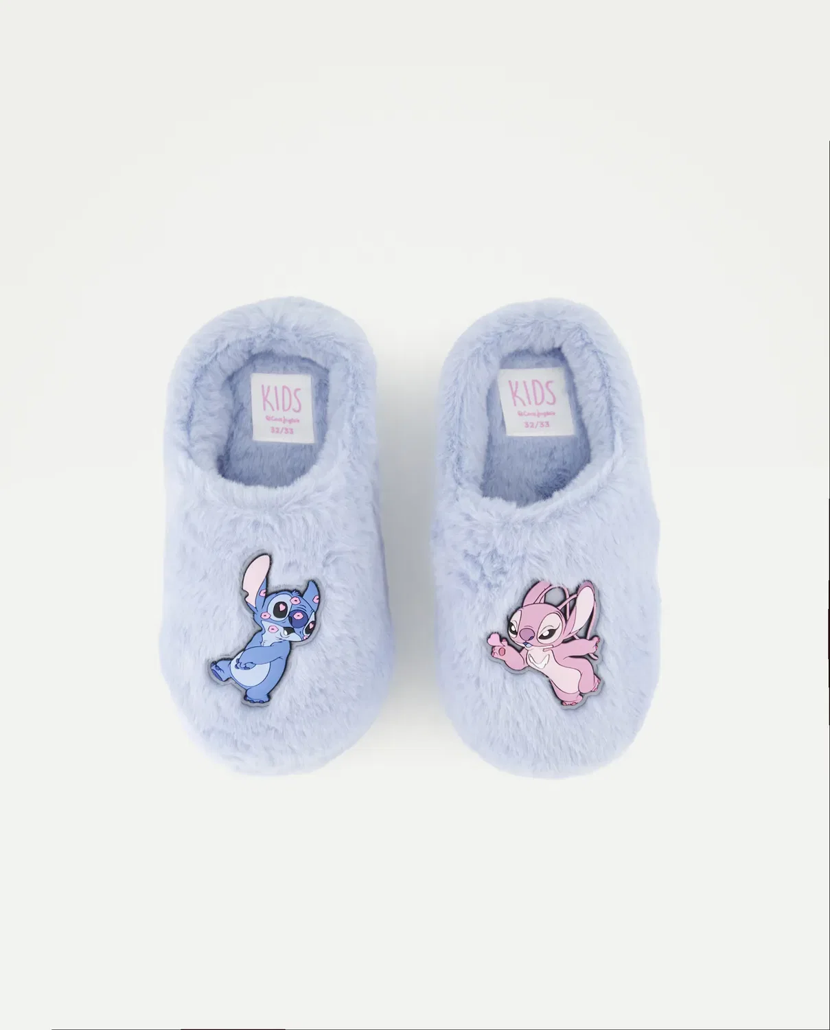 Детские открытые тапочки для девочек с принтом Stitch Kids El Corte Inglés, 410 Azul Claro — фото 4