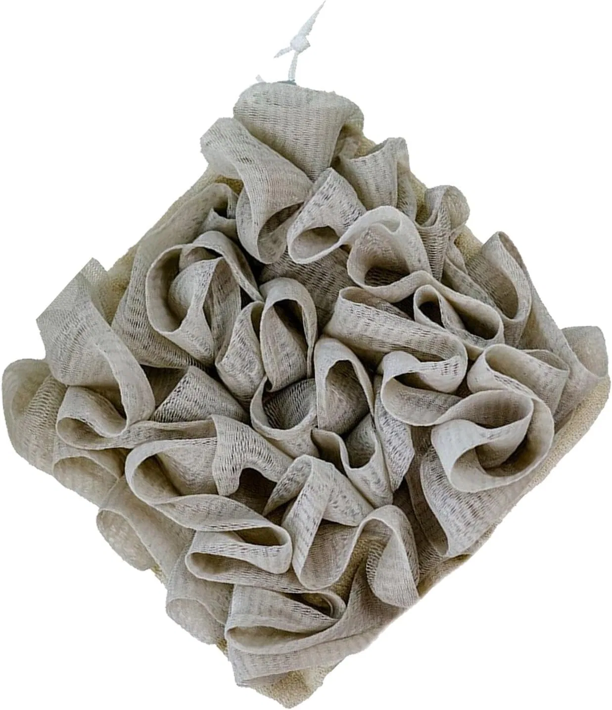 Люфа-мочалка для тела, 2-в-1, Cotton, Khaki Generisch