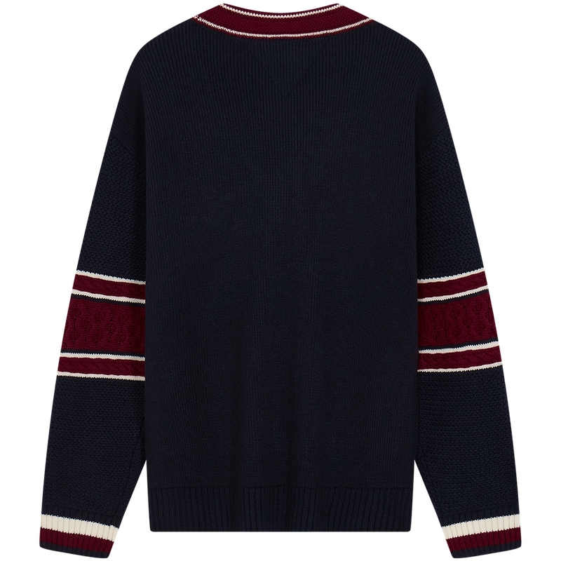 Tommy Hilfiger Свитер Navy Blue, Red, & White детский — фото 4
