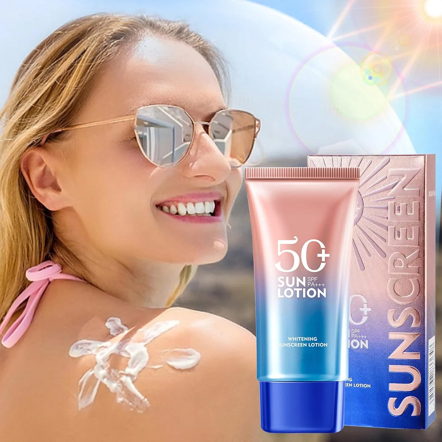 Солнцезащитный крем SPF 50, 2 шт, 300 г Generisch — фото 2