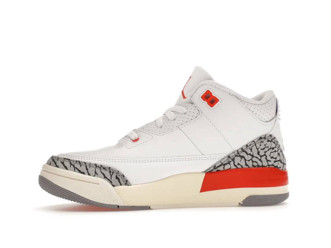 Детские кроссовки Lifestyle Jordan 3 Retro Georgia Peach (PS) Jordan, White/Cosmic Clay/Sail/Cement Grey/Anthracite — фото 3