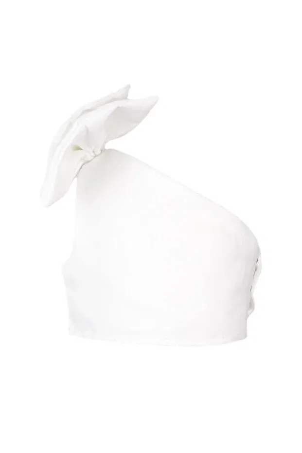 Детская футболка для девочек с длинным рукавом Le Mabelle, White — фото 2
