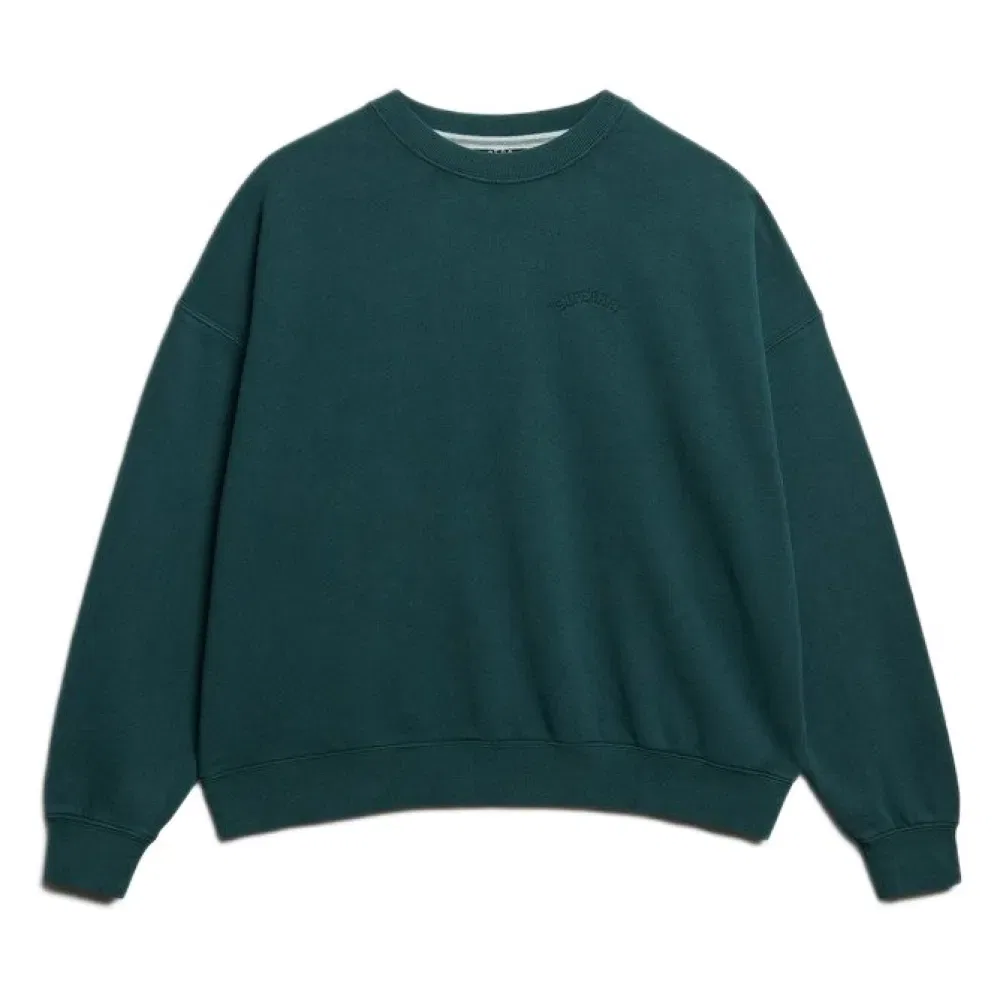 Свитшот Superdry Essential Logo Crew, зеленый