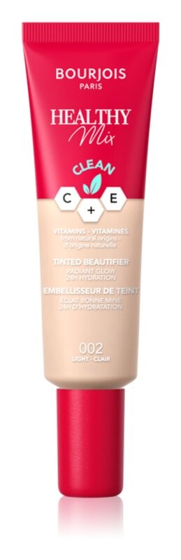 

Легкая основа с увлажняющим эффектом Bourjois Healthy Mix, оттенок 002 Light 30 мл