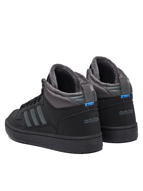 Кроссовки Rapid Court Mid Winterized Adidas, черный — фото 3