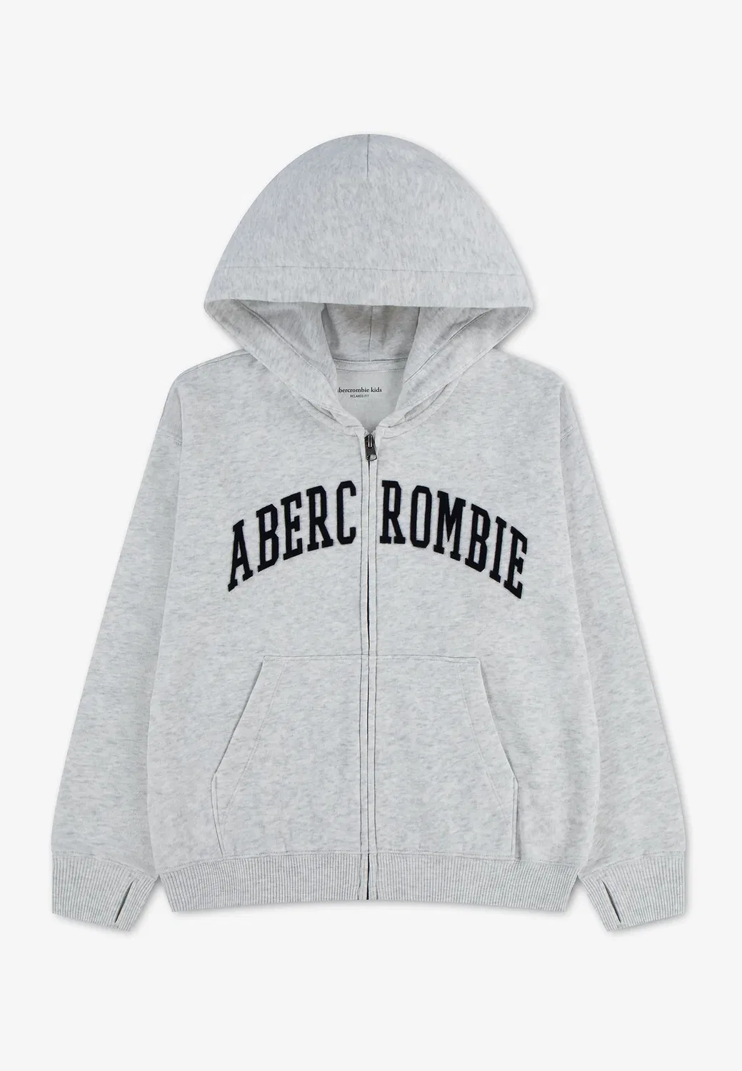 Толстовка на молнии Abercrombie & Fitch, Grey