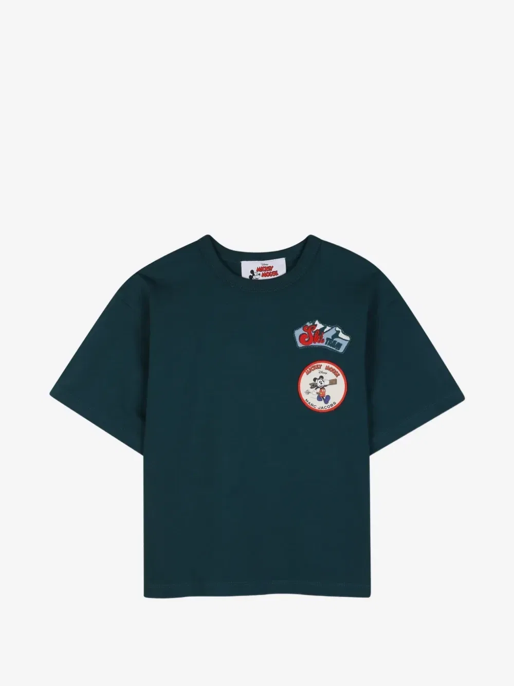 Футболка с графичным принтом из коллаборации с Disney Marc Jacobs Kids, зеленый