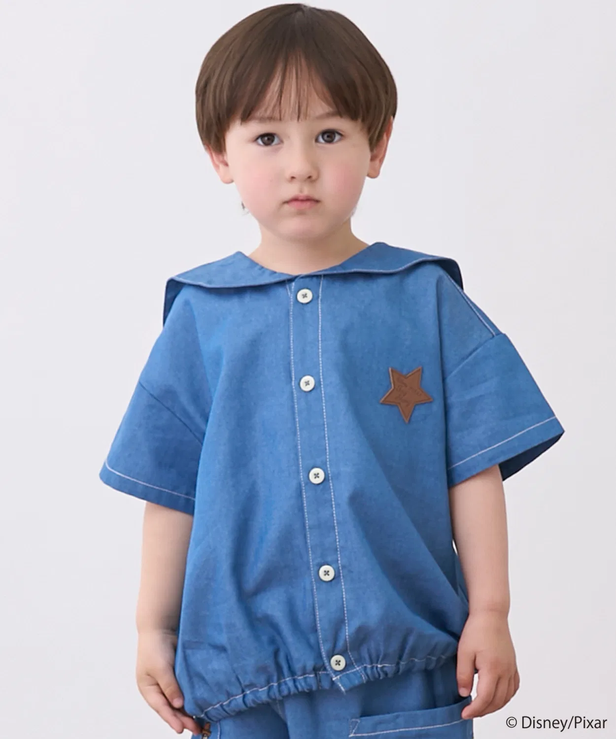 Детская рубашка с коротким рукавом Toy Story Бренд petit main, Blue