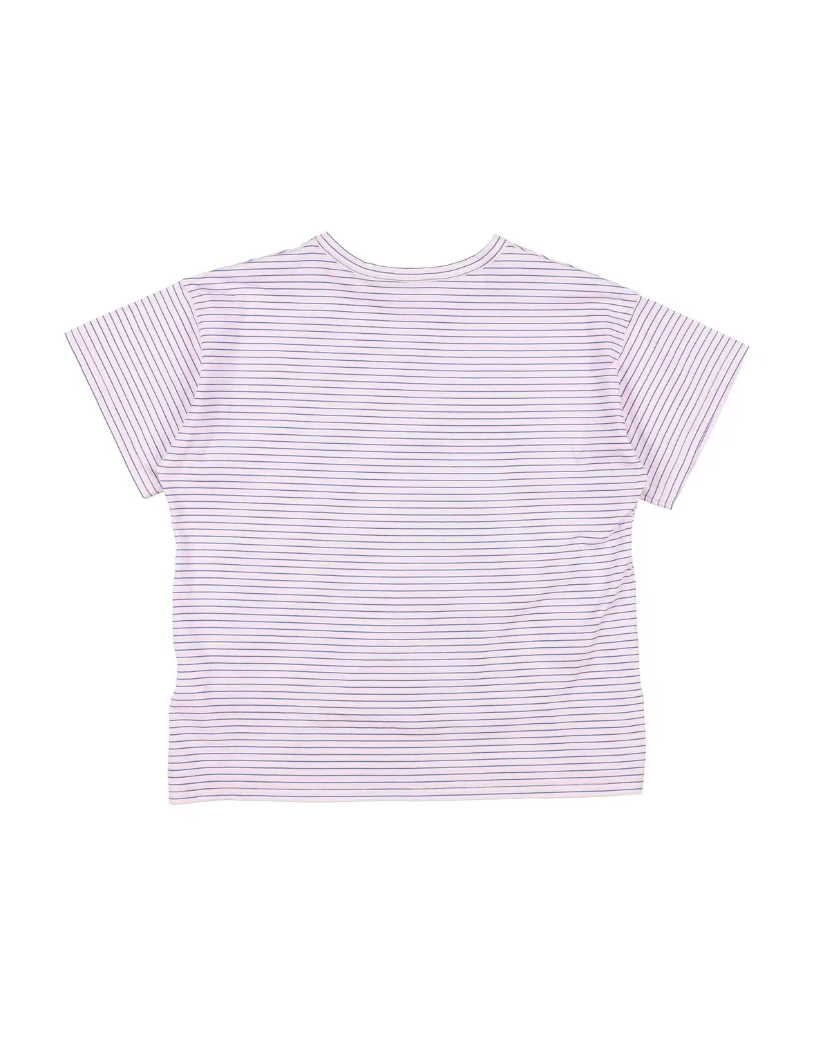 Детская футболка для девочек с полосками Morley, Light Pink — фото 2