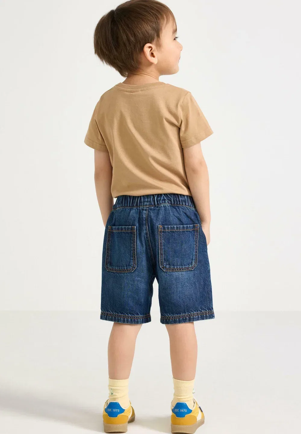 Джинсовые шорты Lindex, Dark Denim — фото 3