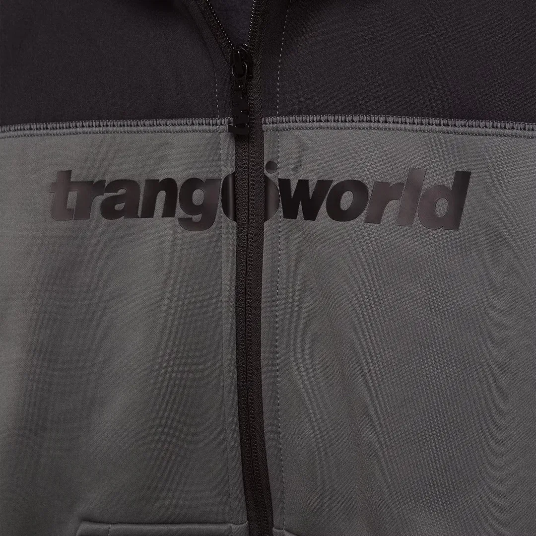 Детская куртка для мальчиков эластичная Oby v02 Trangoworld, Grey / Black — фото 2