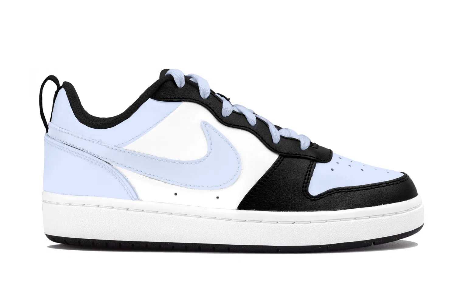 Детские кроссовки для скейтбординга с принтом Nike, Black Blue — фото 3