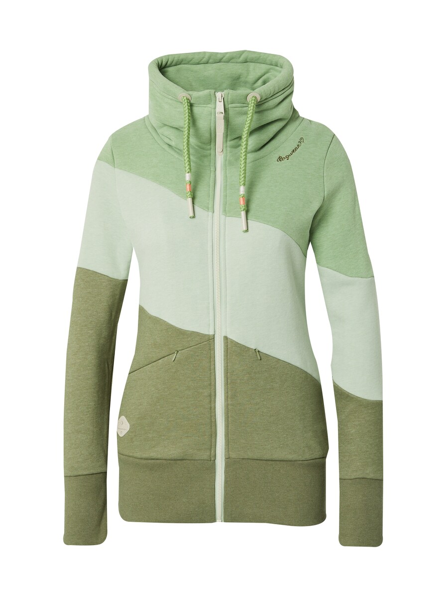 

Толстовка с капюшоном на молнии Ragwear Zip-Up Hoodie Rumika, цвет olive/mint/light green