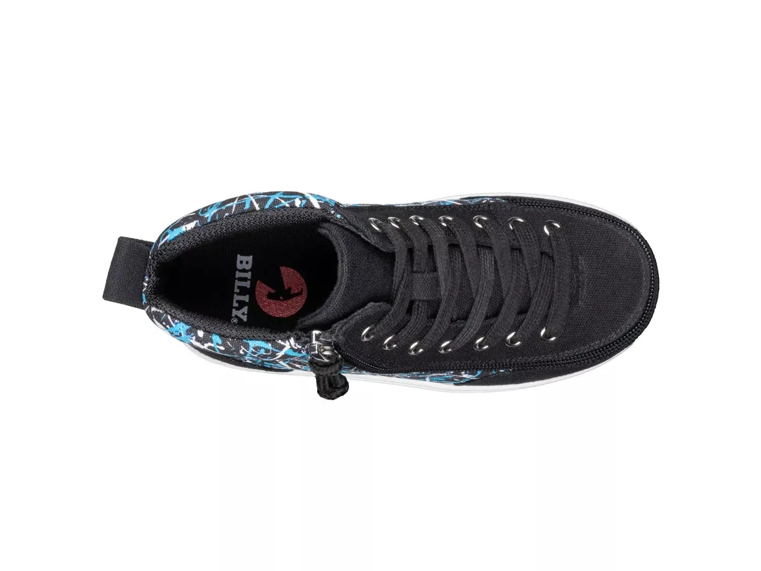 Кеды высокие Classic II с принтом, BILLY Footwear, черный с граффити — фото 4