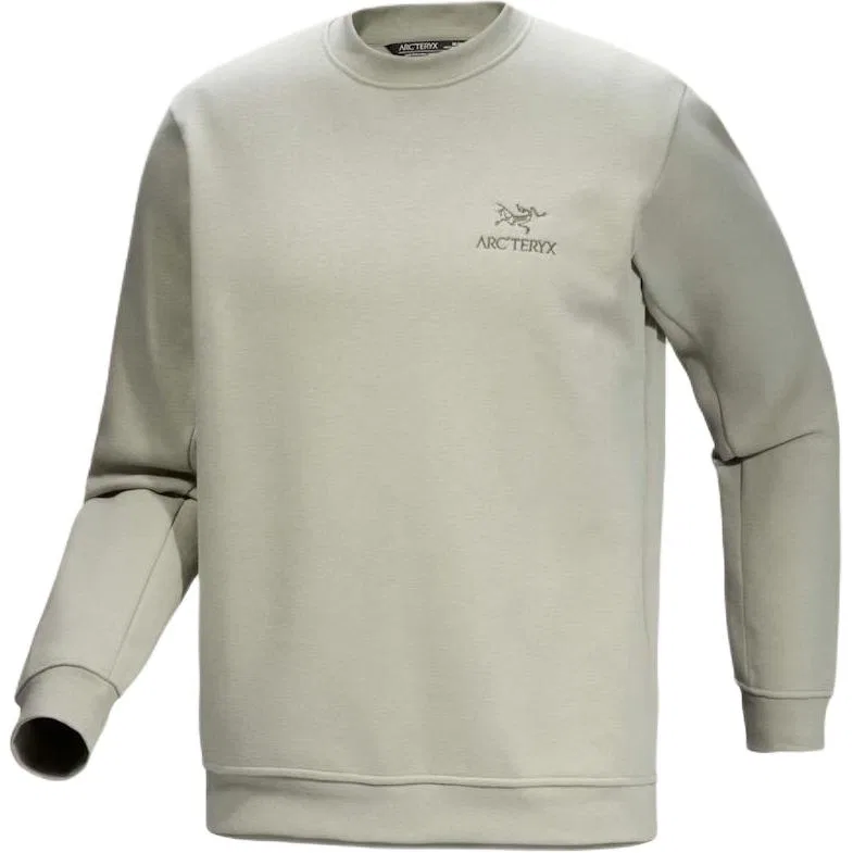 Мужская толстовка с принтом Emblem Arcteryx, Stone Gray Green/Habitat