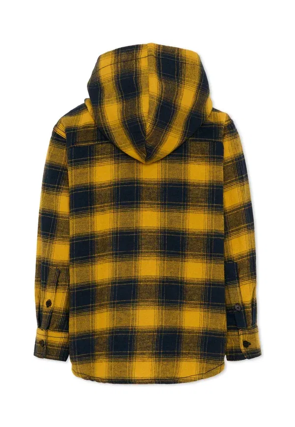 Рубашка фланелевая Camicia Molo, Yellow, черный/желтый — фото 2