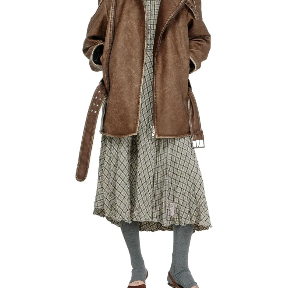 Женская юбка макси Casual Long Skirts Gray DIESEL, Серый — фото 3