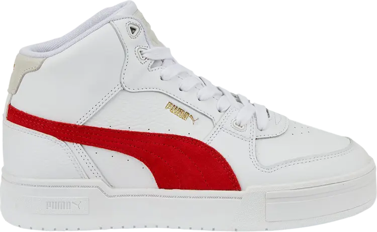 

Кроссовки Puma CA Pro Mid Heritage White Burnt Red, белый