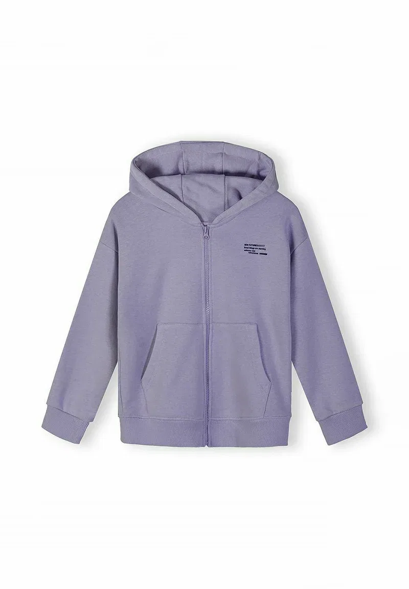 Комплект из 2 толстовок с капюшоном и застежкой-молнией Minoti, Lilac/Navy — фото 4