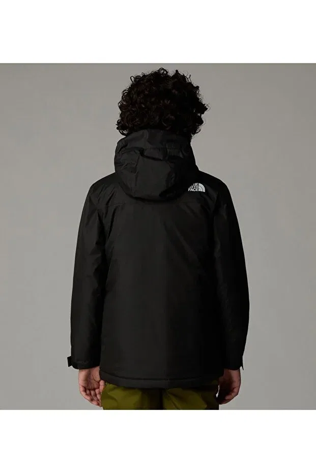 Детское зимнее пальто-пуховик с капюшоном Snowquest The North Face, Black — фото 2