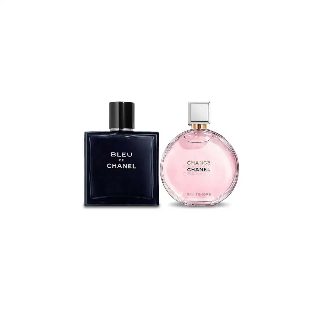 Мужской парфюмерный набор CHANEL Encounter Tender Love Perfume+Cerulean Men's Eau De Toilette, 35 мл + 50 мл