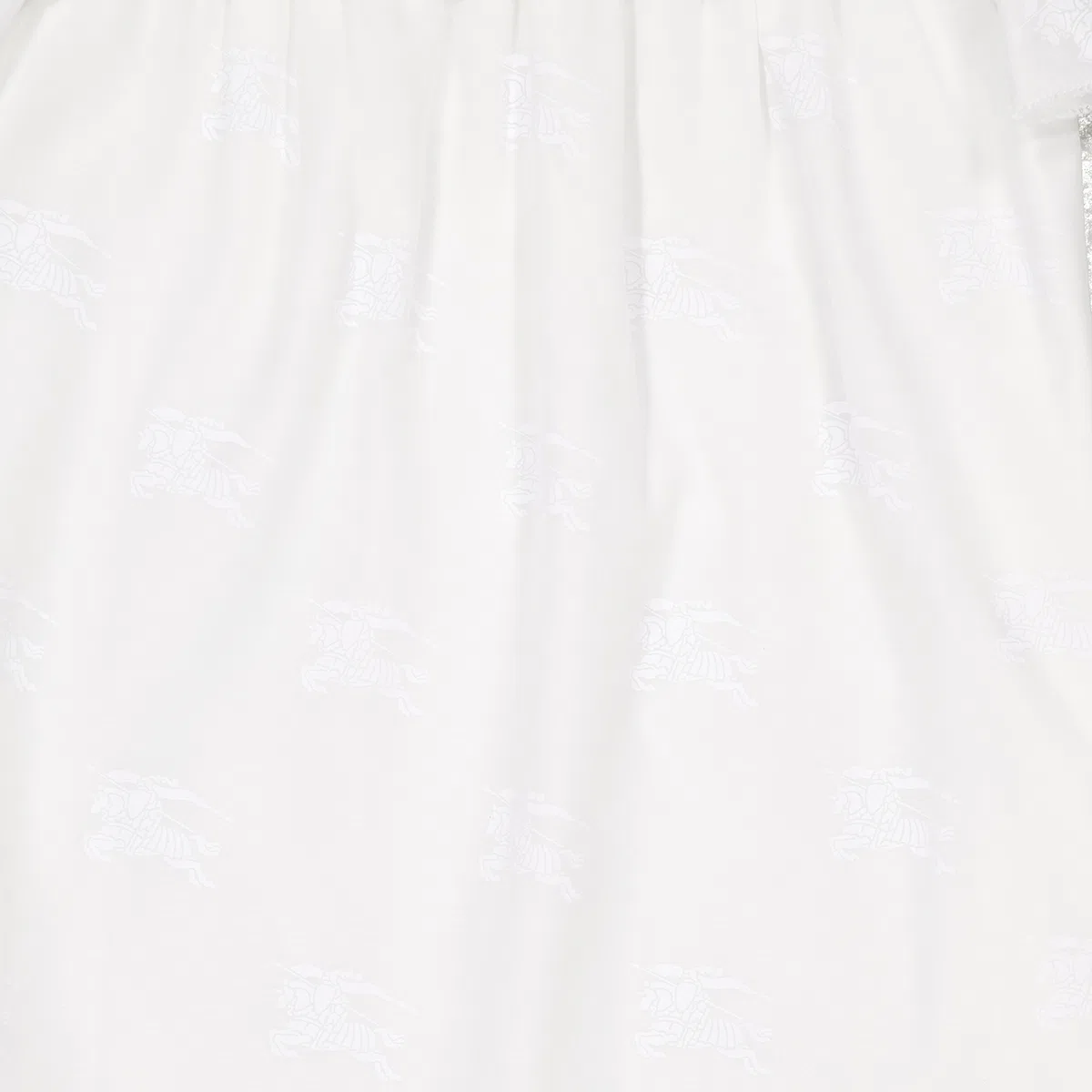 Платье с воланами EKD Ruffled Detail Dress Burberry, White Ip Pattern — фото 2