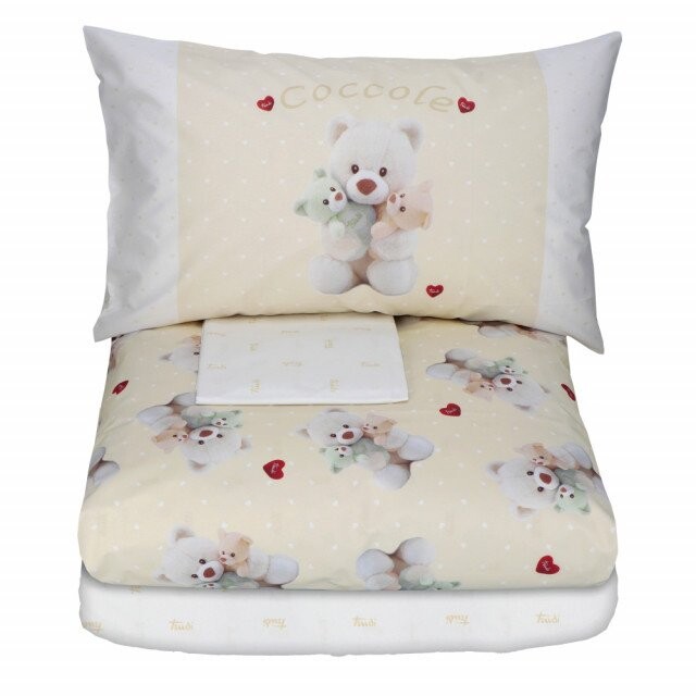 

Комплект детского односпального постельного белья Gabel Trudi Cuddles, 155×205 см, 3 предмета