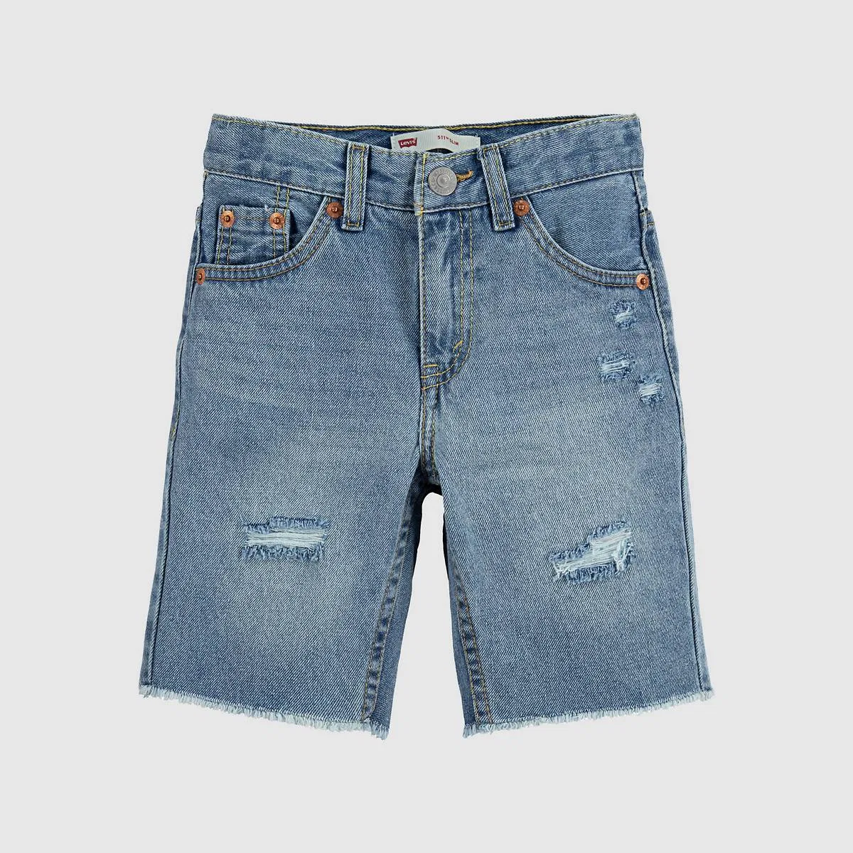Шорты 511 для мальчиков 4-7 лет Levi's, Newport Festival - Blue — фото 4