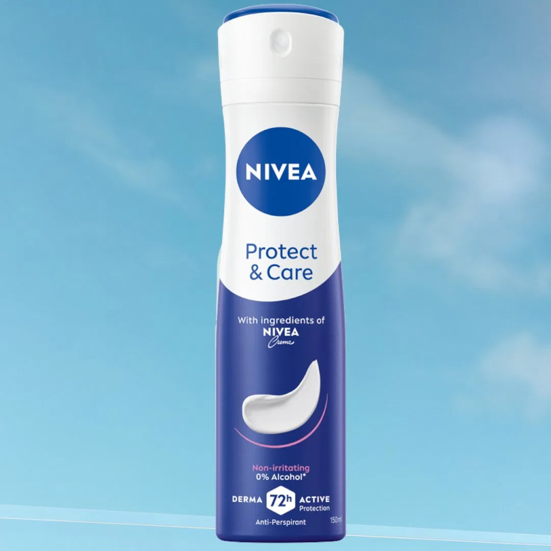 Женский антиперспирант-спрей 150 мл Nivea, Protect & Care — фото 2