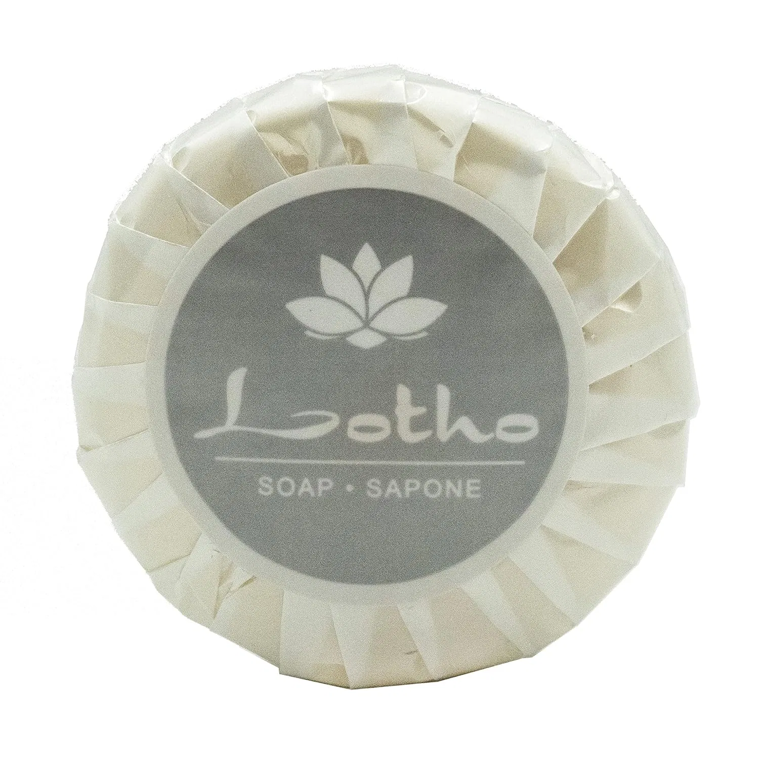 Мыло гостиничное круглое Lotho, набор 500 шт, 15 г, Fresh Awek.Eu — фото 4