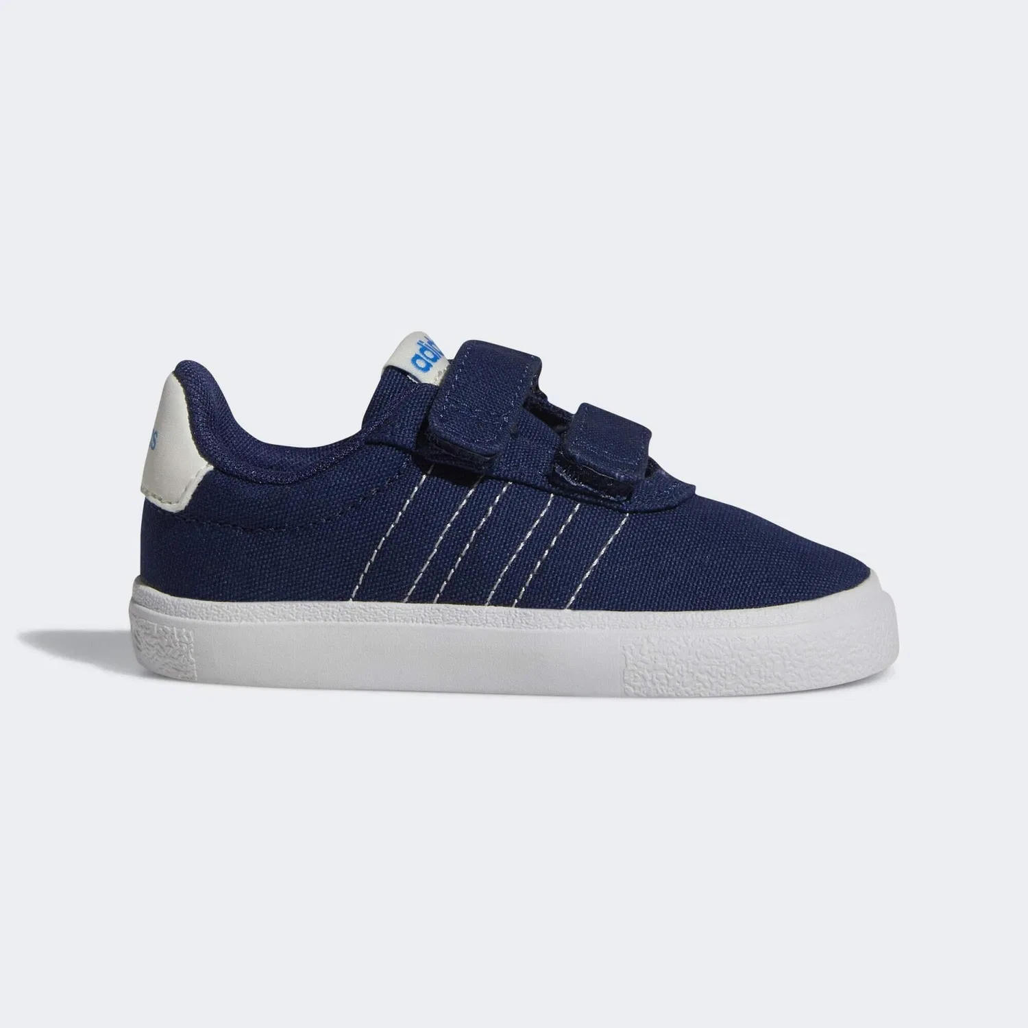 Детские кроссовки с закрытой пяткой Vulcraider 3R Adidas, Darkblau Weiss Blau — фото 2