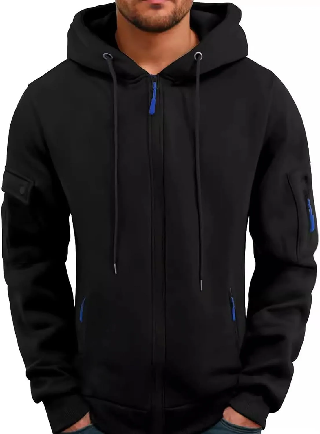 

Толстовка с капюшоном Tactical Full Zip с карманами