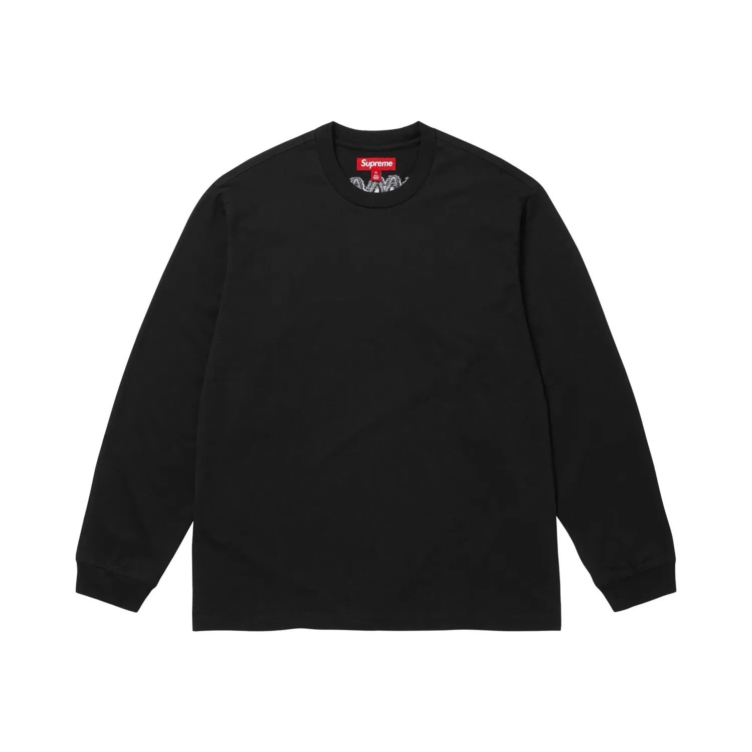 Лонгслив с принтом Intarsia Supreme, Black — фото 2