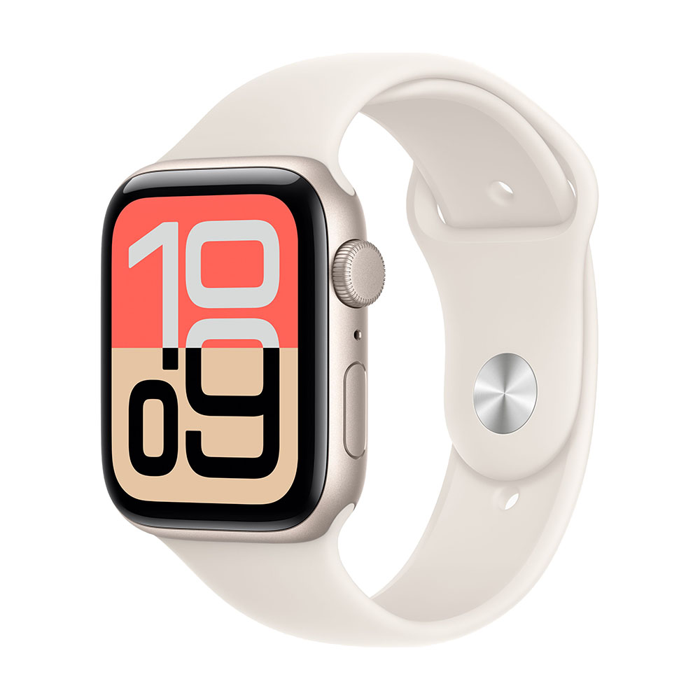 

Умные часы Apple Watch SE 3, 2025 (GPS), 44 мм, Starlight Aluminum Case/Starlight Sport Band - S/M, Бежевый, Умные часы Apple Watch SE 3, 2025 (GPS), 44 мм, Starlight Aluminum Case/Starlight Sport Band - S/M