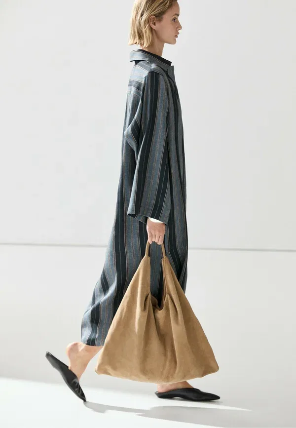 Туника в полоску Tunic Massimo Dutti, синий — фото 3