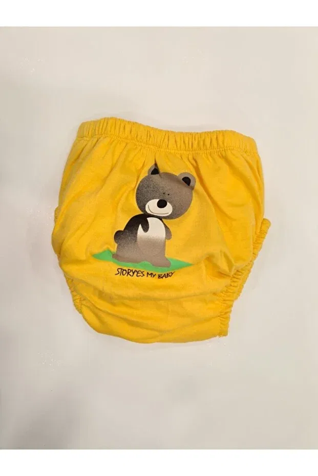 Детские трусы для мальчиков хлопковые комплект 3 шт Bejamonti Chocolate Baby Kids, Blue White Yellow — фото 3