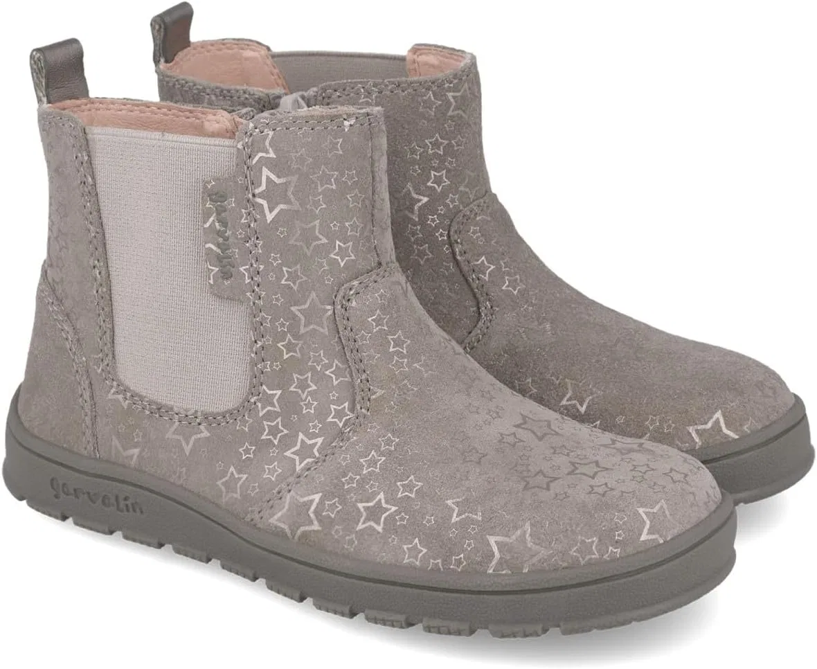 Детские ботинки для девочек Barefoot Boot Garvalin, Grey — фото 2