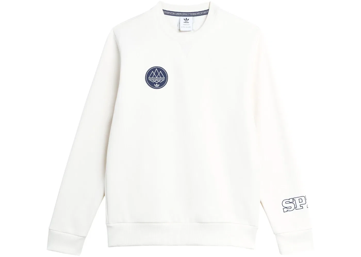 Мужской свитшот с длинным рукавом Adidas, Chalk White
