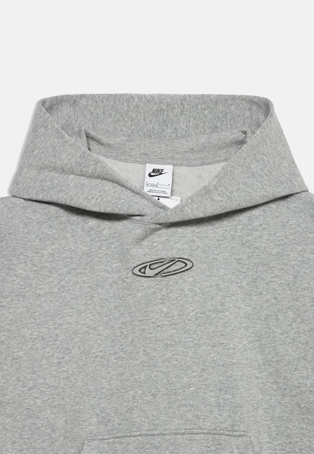Клубная толстовка унисекс Nike Sportswear, Grey Heather/Black — фото 3